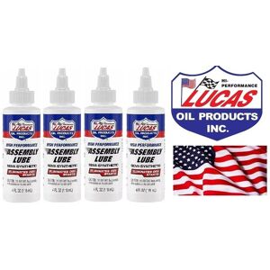 4 X Lucas 118ml Assembly Lube Engine Build Bearing Crank Cam Etc Semi Synthetic 4 X Lucas 118ml Assembly Lube Engine Build Bearing Crank Cam Etc Semi Synthetic