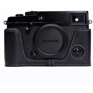 Tp Genuine Real Leather Half Camera Case Bag Cover For Fujifilm X-Pro2 Black Color Tp Genuine Real Leather Half Camera Case Bag Cover For Fujifilm X-Pro2 Black Color