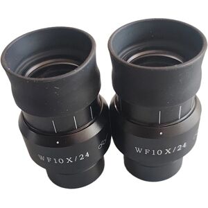 1x(2pcs Wf10x-24mm Wf10x/24mm Wide Field Eyepiece For Binocular Trinocular3637 1x(2pcs Wf10x-24mm Wf10x/24mm Wide Field Eyepiece For Binocular Trinocular3637