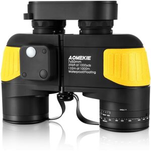Aomekie 7x50 Powerful Binoculars For Hunting Marine Telescope With Compass Rangefinder Aomekie 7x50 Powerful Binoculars For Hunting Marine Telescope With Compass Rangefinder