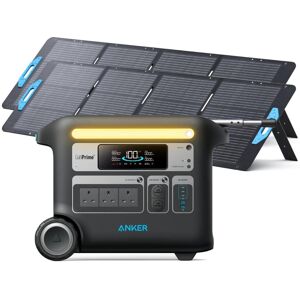 Anker Solix F2000 Solar Generator Powerhouse Battery + 2x Ps200 200w Solar Panel Anker Solix F2000 Solar Generator Powerhouse Battery + 2x Ps200 200w Solar Panel