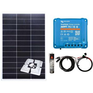 Lowenergie & Victron Energy Victron 150w Mono Solar Panel Kit Battery Charging Mppt Controller Brackets Lowenergie & Victron Energy Victron 150w Mono Solar Panel Kit Battery Charging Mppt Controller Brackets