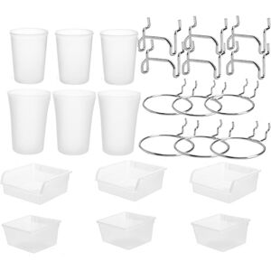 Peg Board Bins Peg Board Cups With Hooks & Loop 12pack,Peg Board Organizer5333 Peg Board Bins Peg Board Cups With Hooks & Loop 12pack,Peg Board Organizer5333