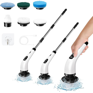 Does Not Apply Upgrade 6 In 1 Electric Cleaning Brush, Electric Spin Scrubber, Bathroom Scrubbe Does Not Apply Upgrade 6 In 1 Electric Cleaning Brush, Electric Spin Scrubber, Bathroom Scrubbe
