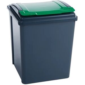 Vfm Recycling Bin With Lid 50 Litre Green 384288 Vfm Recycling Bin With Lid 50 Litre Green 384288
