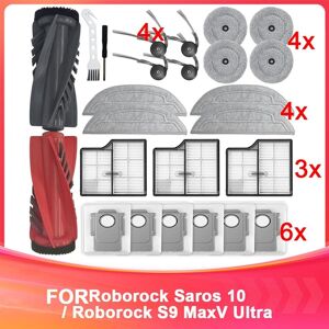 Sodial 3x(For Saros 10r Accessories Brush Dust Bag Mop Cloth Replacement6940 Sodial 3x(For Saros 10r Accessories Brush Dust Bag Mop Cloth Replacement6940