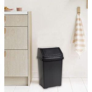 Wham 360pcs X 8l Swing Bin Flip Top Waste Dustbin (Delivered On A Pallet) - Midnight Wham 360pcs X 8l Swing Bin Flip Top Waste Dustbin (Delivered On A Pallet) - Midnight