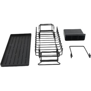 Dish Rack With Drying Mat Utensil Holder Multi Purpose Extendable Dish Drain Wl Dish Rack With Drying Mat Utensil Holder Multi Purpose Extendable Dish Drain Wl