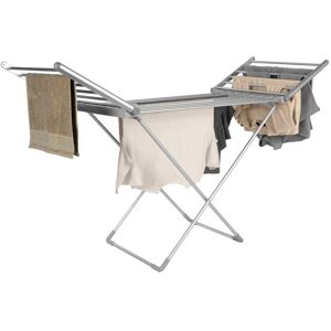 Beldray Heated Clothes Airer Drying Rack Collapsible Heated Bars Aluminium 230w Beldray Heated Clothes Airer Drying Rack Collapsible Heated Bars Aluminium 230w