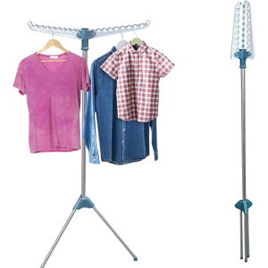 Does Not Apply Clothes Airer Drying Rack Foldable Laundry Rail Hanger Indoor Outdoor - Single T Does Not Apply Clothes Airer Drying Rack Foldable Laundry Rail Hanger Indoor Outdoor - Single T