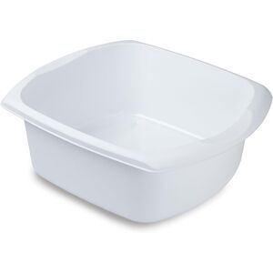 Addis Rectangular Washing Up Bowl, White, 9.5 Litre Addis Rectangular Washing Up Bowl, White, 9.5 Litre