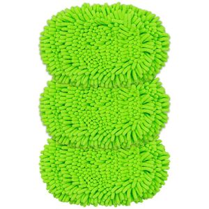 Sodial 3x(3pcs Reusable Microfiber Mop Pads For Sweeper Dry Sweeping3312 Sodial 3x(3pcs Reusable Microfiber Mop Pads For Sweeper Dry Sweeping3312