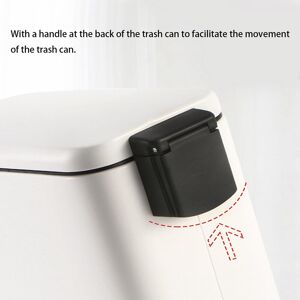 5l Stainless Steel Step Trash Can Wastebasket Garbage Container Bin For Bath New 5l Stainless Steel Step Trash Can Wastebasket Garbage Container Bin For Bath New