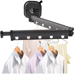 Does Not Apply Clothes Drying Rack Wall Mounted, Foldable Clothes Airer With 10 Hooks Retractab Does Not Apply Clothes Drying Rack Wall Mounted, Foldable Clothes Airer With 10 Hooks Retractab