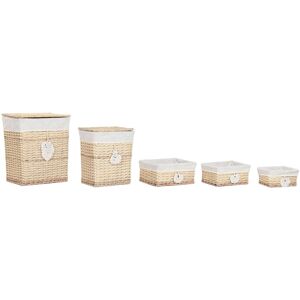Laundry Basket Home Esprit Natural Wicker Boho 47 X 35 X 55 Cm 5 Pieces Laundry Basket Home Esprit Natural Wicker Boho 47 X 35 X 55 Cm 5 Pieces