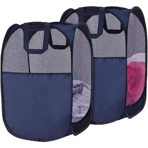 Supnfox Syvofox Syvofox 2 Pack Mesh Collapsible Laundry Baskets, Pop Up Laundry Hamper Bins,Fol Supnfox Syvofox Syvofox 2 Pack Mesh Collapsible Laundry Baskets, Pop Up Laundry Hamper Bins,Fol
