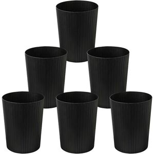 Cetomo 7.2l*6 Plastic Waste Paper Bin, Trash Can, Small Bins, Bedroom Bin, Round Cetomo 7.2l*6 Plastic Waste Paper Bin, Trash Can, Small Bins, Bedroom Bin, Round