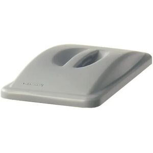 Rubbermaid Slim Jim Handle Top Lid Grey Fg268888lgray Rubbermaid Slim Jim Handle Top Lid Grey Fg268888lgray