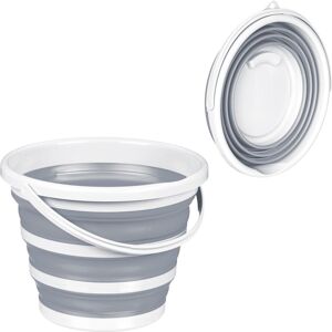 Relaxdays 2x Collapsible Buckets For Camping & Home Use – Water, Cleaning & Food Buckets Relaxdays 2x Collapsible Buckets For Camping & Home Use – Water, Cleaning & Food Buckets