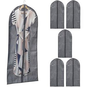 Relaxdays Clothes Cover Garment Storage Bag Suit Protector Lightweight Travel Suit Cover Relaxdays Clothes Cover Garment Storage Bag Suit Protector Lightweight Travel Suit Cover