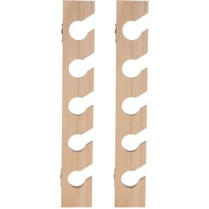 Sodial 3x(Hat Rack For Wall Wooden Baseball Caps Organizer Wall Mount For Closet F6o9) Sodial 3x(Hat Rack For Wall Wooden Baseball Caps Organizer Wall Mount For Closet F6o9)