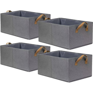 Does Not Apply Foldable Storage Boxes, Set Of 4 Non-Woven Fabric Box With Handle, 47 X 28 X 20 Does Not Apply Foldable Storage Boxes, Set Of 4 Non-Woven Fabric Box With Handle, 47 X 28 X 20