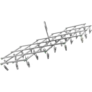 Does Not Apply 35pcs Stainless Steel Foldable Clothes Hanger With Clips Skid Hook Laundry Dryin Does Not Apply 35pcs Stainless Steel Foldable Clothes Hanger With Clips Skid Hook Laundry Dryin