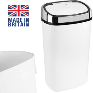Dihl 50l Kitchen Sensor Bin Uk Made Automatic Motion Waste Trashcan Chrome Lid Dihl 50l Kitchen Sensor Bin Uk Made Automatic Motion Waste Trashcan Chrome Lid