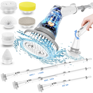 Does Not Apply Electric Scrubbing Brush, 6 In 1 Electric Cleaning Brush, Electric Spin Scrubber Does Not Apply Electric Scrubbing Brush, 6 In 1 Electric Cleaning Brush, Electric Spin Scrubber