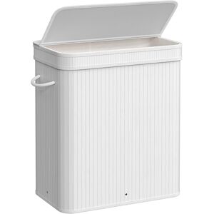 Songmics Laundry Hamper With Lid, 100 L Bamboo Laundry Basket, Removable Machine Songmics Laundry Hamper With Lid, 100 L Bamboo Laundry Basket, Removable Machine