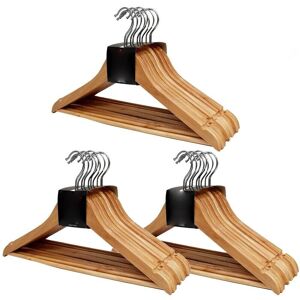 Care+ 30 Xwooden Coat Hangers Suit Garments Clothes Wood Hanger Trouser Bar Set Care+ 30 Xwooden Coat Hangers Suit Garments Clothes Wood Hanger Trouser Bar Set