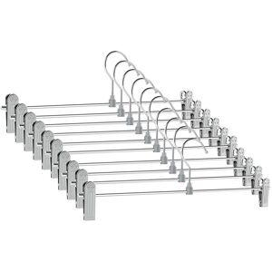 Sodial 2x( Hangers,Skirt Hangers With Clips Space Saving,Adjustable Clips6506 Sodial 2x( Hangers,Skirt Hangers With Clips Space Saving,Adjustable Clips6506