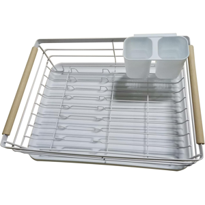 Does Not Apply Kitchen Dish Drainer Rack With Cutlery Holder And Removable Drip Tray Dish Dryin Does Not Apply Kitchen Dish Drainer Rack With Cutlery Holder And Removable Drip Tray Dish Dryin