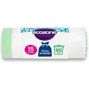 Ecozone Oxo-Biodegradable 90 Litre Bin Liners - 15 Bags Ecozone Oxo-Biodegradable 90 Litre Bin Liners - 15 Bags