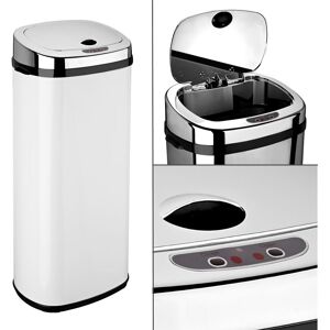 Dihl 50l White Kitchen Bin Automatic Sensor Bin Waste Dustbin Home Office Chrome Lid Dihl 50l White Kitchen Bin Automatic Sensor Bin Waste Dustbin Home Office Chrome Lid