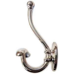 Penbrice Interiors™ 10 Chrome Hat & Coat Hook Large 12.5cm Best Quality Brassware Jacket Rack Hanger Penbrice Interiors™ 10 Chrome Hat & Coat Hook Large 12.5cm Best Quality Brassware Jacket Rack Hanger