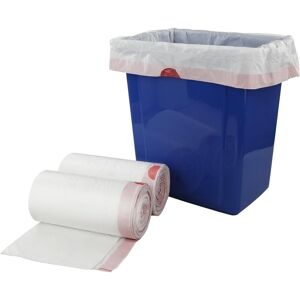Cadineer 20l Drawstring Bin Bag, White Bin Liner, 120 Counts Cadineer 20l Drawstring Bin Bag, White Bin Liner, 120 Counts