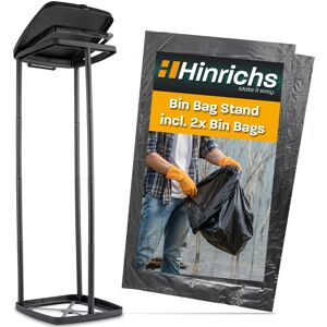Hinrichs Heavy-Duty 120l Bin Bag Holder With Adjustable Height - Perfect For Recycling Hinrichs Heavy-Duty 120l Bin Bag Holder With Adjustable Height - Perfect For Recycling