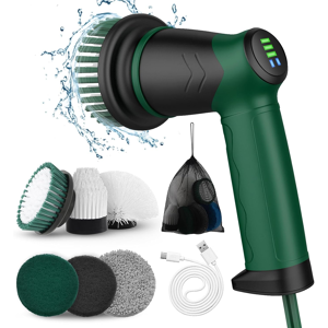 Does Not Apply Electric Cleaning Brush Set,Portable Electric Spin Scrubber,Bathroom Scrubber Du Does Not Apply Electric Cleaning Brush Set,Portable Electric Spin Scrubber,Bathroom Scrubber Du