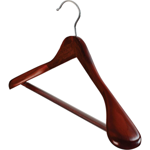 Miloll High Grade Wooden Hangers For Clothes 6 Pack - Jacket Hanger, Wooden Coat Hanger Miloll High Grade Wooden Hangers For Clothes 6 Pack - Jacket Hanger, Wooden Coat Hanger