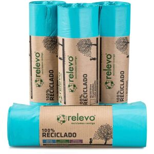 Relevo Premium 100 Recycled Bin Liners Heavy Duty 20l 60 Bin Bags Colour Fast Shipping Relevo Premium 100 Recycled Bin Liners Heavy Duty 20l 60 Bin Bags Colour Fast Shipping