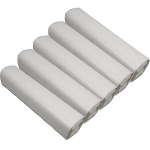 Auntie Morags 500 X 40l Swing Bin Liners - White - 5 Rolls Of 100 Refuse Bags Auntie Morags 500 X 40l Swing Bin Liners - White - 5 Rolls Of 100 Refuse Bags