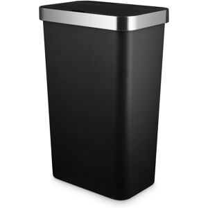 Tower Rectangular Abs Sensor Bin, 50l, Black T838028blk Tower Rectangular Abs Sensor Bin, 50l, Black T838028blk