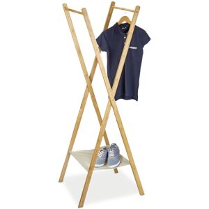 Relaxdays Clothes Stand Bamboo Garment Rack Natural Wardrobe Lightweight Garment Butler Relaxdays Clothes Stand Bamboo Garment Rack Natural Wardrobe Lightweight Garment Butler