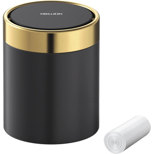 Does Not Apply 1.5l Mini Bin With Lid, Tea Bag Bin Desktop Small Trash Can Recycling Cute Metal Does Not Apply 1.5l Mini Bin With Lid, Tea Bag Bin Desktop Small Trash Can Recycling Cute Metal