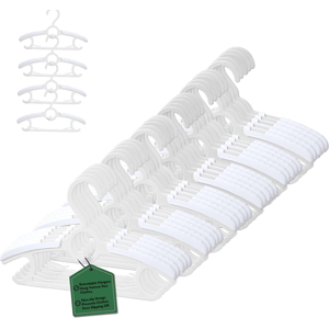 Does Not Apply 30 Pack Plastic Baby Hanger,Extendable Childrens Coat Hangers,28-36.8cm Adjustab Does Not Apply 30 Pack Plastic Baby Hanger,Extendable Childrens Coat Hangers,28-36.8cm Adjustab