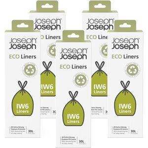 Joseph Joseph Iw6 Eco General Waste Bin Liners For Totem Bins–100 Bags–30 Litres Joseph Joseph Iw6 Eco General Waste Bin Liners For Totem Bins–100 Bags–30 Litres