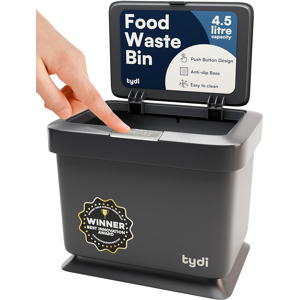 Tydi 4.5l Food Waste Bin With Press-Button Lid (2 Pack) – Compost Bins For Kitchen - Tydi 4.5l Food Waste Bin With Press-Button Lid (2 Pack) – Compost Bins For Kitchen -