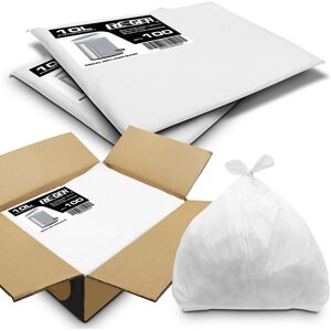 1000 Pack Re-Gen 10l Premium White Heavy Duty Pedal Waste Bin Liner Bags Sacks 1000 Pack Re-Gen 10l Premium White Heavy Duty Pedal Waste Bin Liner Bags Sacks