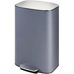 Homcom Pedal Bin With Soft-Close Lid, 50l Kitchen Bin With Carry Handle Grey Homcom Pedal Bin With Soft-Close Lid, 50l Kitchen Bin With Carry Handle Grey